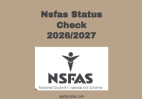Nsfas Status Check 2026/2027