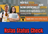 Nsfas Status Check 2026/2027
