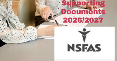 Nsfas Supporting Documents 2026/2027