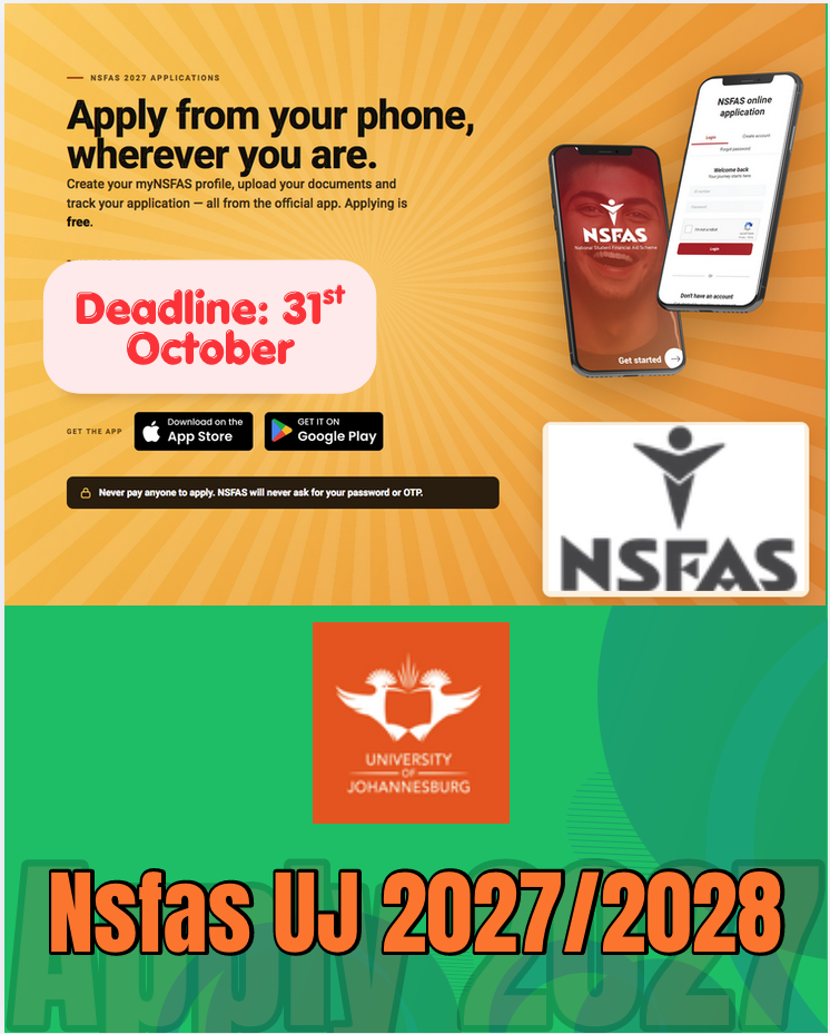 Nsfas UJ 2027/2028