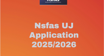Nsfas UJ 2025/2026