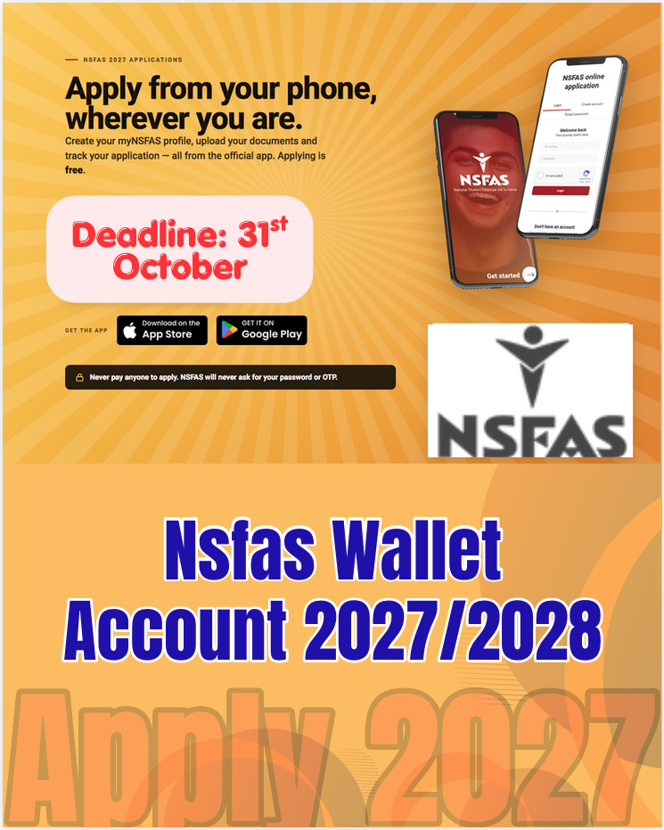 Nsfas Wallet Account 2027/2028