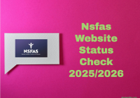 Nsfas Website Status Check 2025