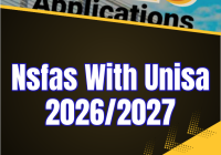 Nsfas With Unisa 2026/2027