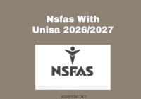 Nsfas With Unisa 2026/2027