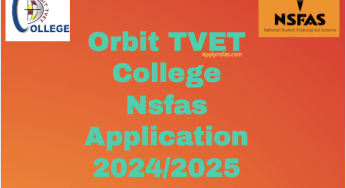Orbit TVET College Nsfas Application 2024/2025