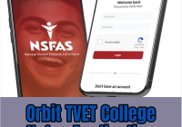 Orbit TVET College Nsfas Application 2026:2027