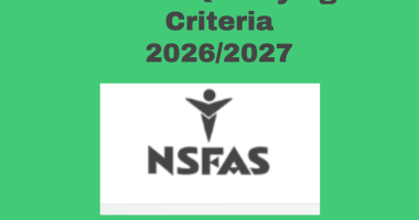 Nsfas Qualifying Criteria 2026/2027