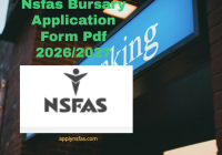 Nsfas Bursary Application Form Pdf 2026/2027