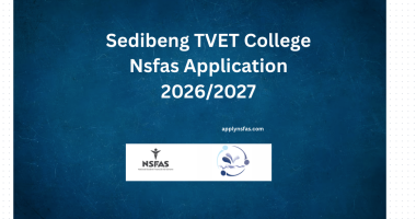 Sedibeng TVET College Nsfas Application 2026:2027