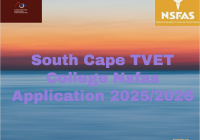South Cape TVET College Online Nsfas Application 2025