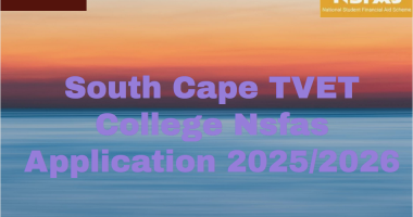 South Cape TVET College Online Nsfas Application 2025
