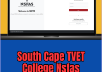 South Cape TVET College Nsfas Application 2026/2027
