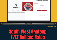 South West Gauteng TVET College Nsfas Application 2026:2027