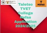 Taletso TVET College Nsfas Application 2024