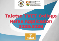 TVET College Online Nsfas Application 2025