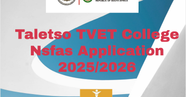 TVET College Online Nsfas Application 2025