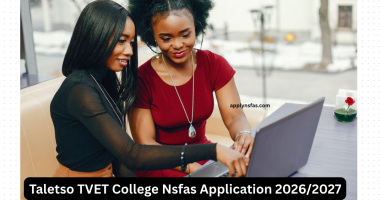 Taletso TVET College Nsfas Application 2026/2027