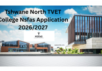 Tshwane North TVET College Nsfas Application 2026:2027