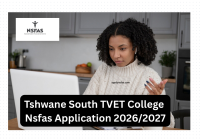 Tshwane South TVET College Nsfas Application 2026:2027