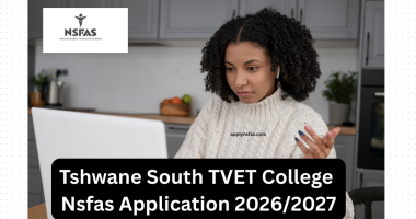 Tshwane South TVET College Nsfas Application 2026:2027