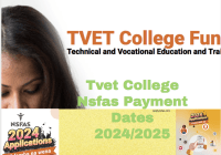 Tvet College Nsfas Payment Dates 2024