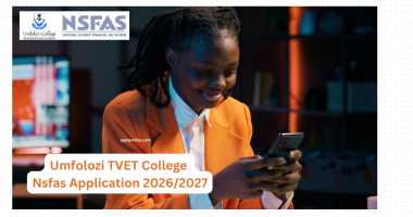 Umfolozi TVET College Nsfas Application 2026/2027