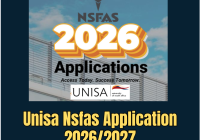 Unisa Nsfas Application 2026/2027