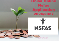Unisa Online Nsfas Application 2026/2027