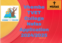 Vhembe TVET College Nsfas Application 2024