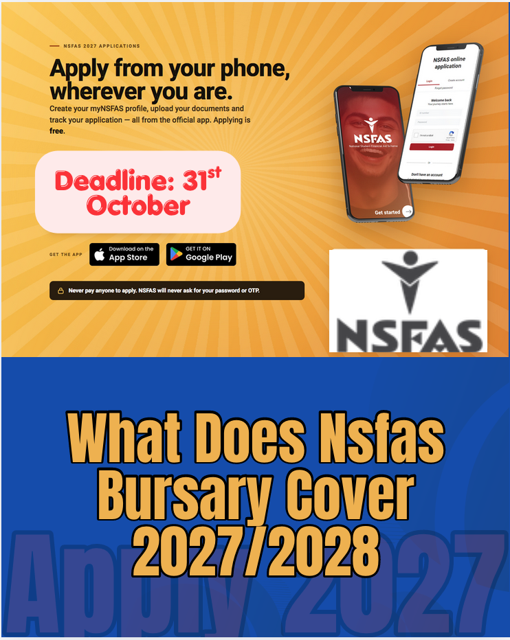 What Does Nsfas Bursary Cover 2027/2028