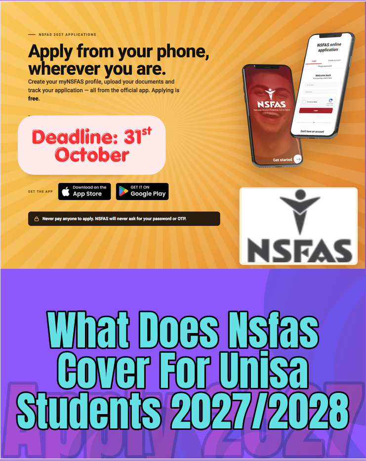 What Does Nsfas Cover For Unisa Students 2027/2028