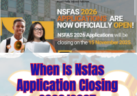 When Is Nsfas Application Closing 2026/2027