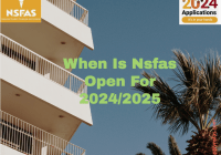 Is Nsfas Open For 2024