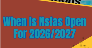 When Is Nsfas Open For 2026/2027