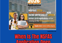 When Is The NSFAS Application Open 2026/2027
