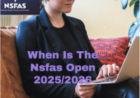 Nsfas Application Open 2025/2026