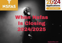Nsfas Is Closing 2024