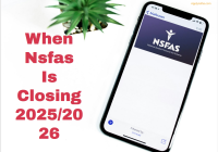 Nsfas Application Closing 2025