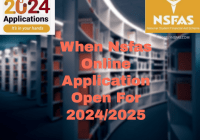 Nsfas Online Application Open For 2024