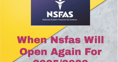 Nsfas Will Open Again For 2025