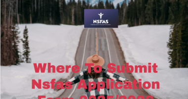 Submit Nsfas Online Application Form 2025