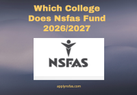 Which College Does Nsfas Fund 2026/2027