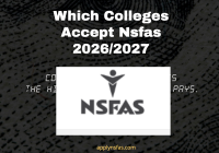 Which Colleges Accept Nsfas 2026/2027