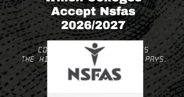 Which Colleges Accept Nsfas 2026/2027