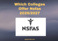 Which Colleges Offer Nsfas 2026/2027