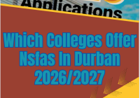 Which Colleges Offer Nsfas In Durban 2026:2027
