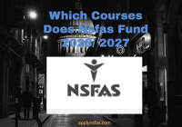 Which Courses Does Nsfas Fund 2026/ 2027