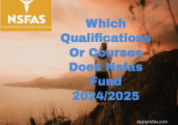 Qualifications Nsfas Fund 2024
