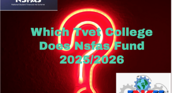 Which College Does Nsfas Fund 2025/2026